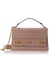 Guess Katey Croc Maimie Flap Shoulder Bag Light Rum