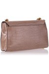 Guess Katey Croc Maimie Flap Shoulder Bag Light Rum