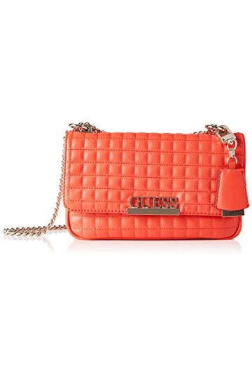 Guess Matrix Convertible Xbody Flap, Bags Satchel Femme, Rouge, Taille Unique