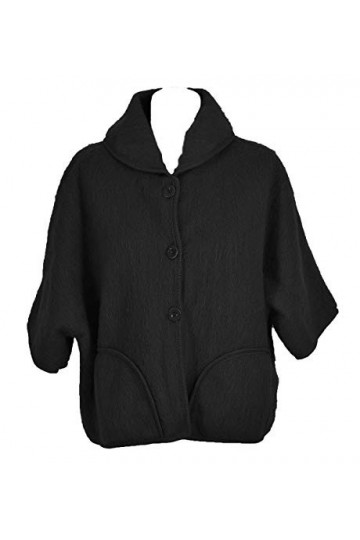 Val dArizes Laine des Pyrénées - Poncho veste laine des Pyrénées framboise