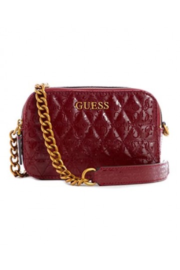 Guess, Noelle Crossbody Caméra Femme, merlot, Taille unique