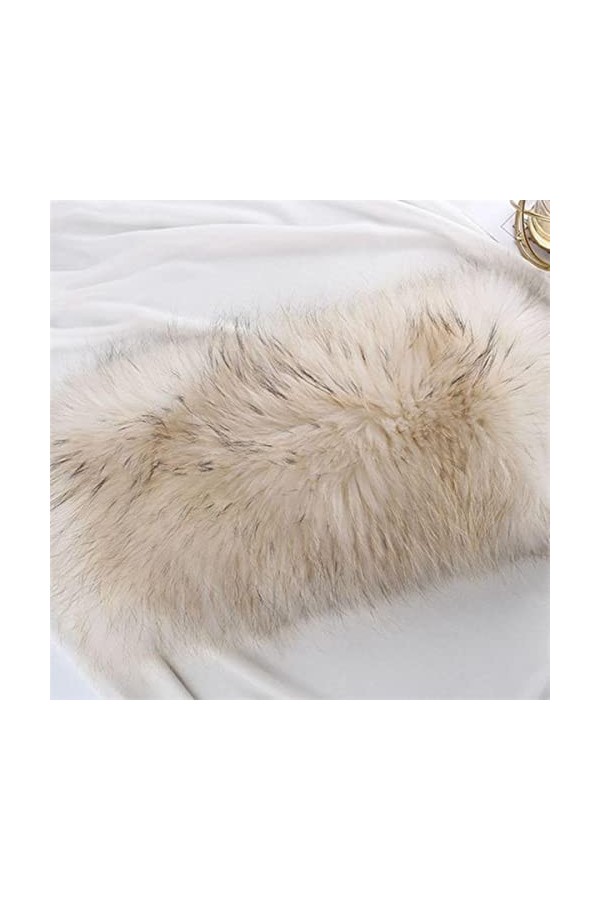 Manteau dhiver pour Femme Robe en Fourrure de Renard Haute élasticité Châle Écharpe Extérieur Tempérament Chaud Femme Épaule