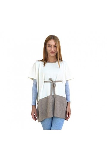 Poncho Cape en Tricot Châle Veste Femme Cachemire