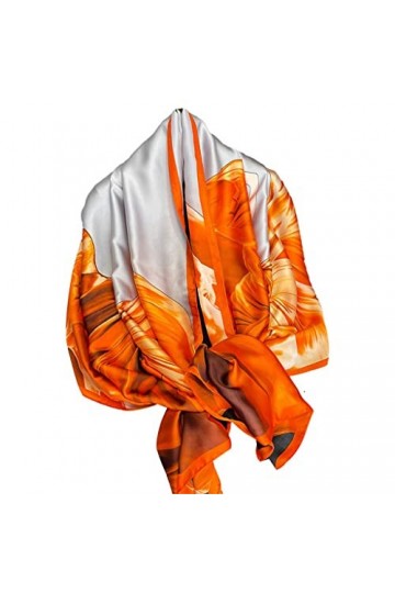 RajoNN 2022 Soie Printemps et Automne Soie Longue pour Femme Printemps et Automne Été Châle de Protection Solaire Femme Colo