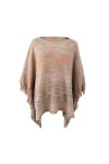 KAHXI Femmes tricoté Poncho Pull Femmes Cape châle enveloppes Pull Printemps Automne surdimensionné Capes Tricots Color : B,