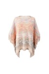 KAHXI Femmes tricoté Poncho Pull Femmes Cape châle enveloppes Pull Printemps Automne surdimensionné Capes Tricots Color : B,