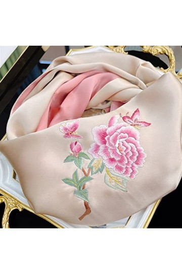 Mode Femme Brodé Cheongsam Robe Châle Cadeau Mère Écharpe Décorative