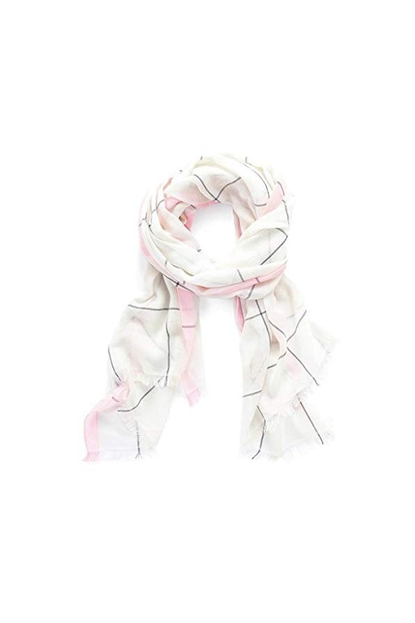 Samnuerly Écharpe à Carreaux de Mode Femmes Printemps, Automne et Hiver Section Mince châle Classique Britannique en Pure Lai