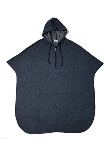 TEmkin Cape pour Fauteuil Roulant, châle de Couverture pour Fauteuil Roulant, Poncho à Capuche Portable en Velours, vêtements