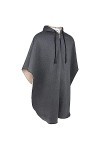 TEMKIN Cape de Couverture pour Fauteuil Roulant, châle, Sweat à Capuche, Poncho, vêtements épais en Velours, Cape pour Fauteu