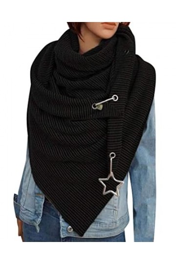 heekpek Écharpe Femme Mode Chic Foulards Châles Écharpe Chale Femme Wrap Écharpes Châles Couleur Unie Écharpe Chaud Rétro Aut