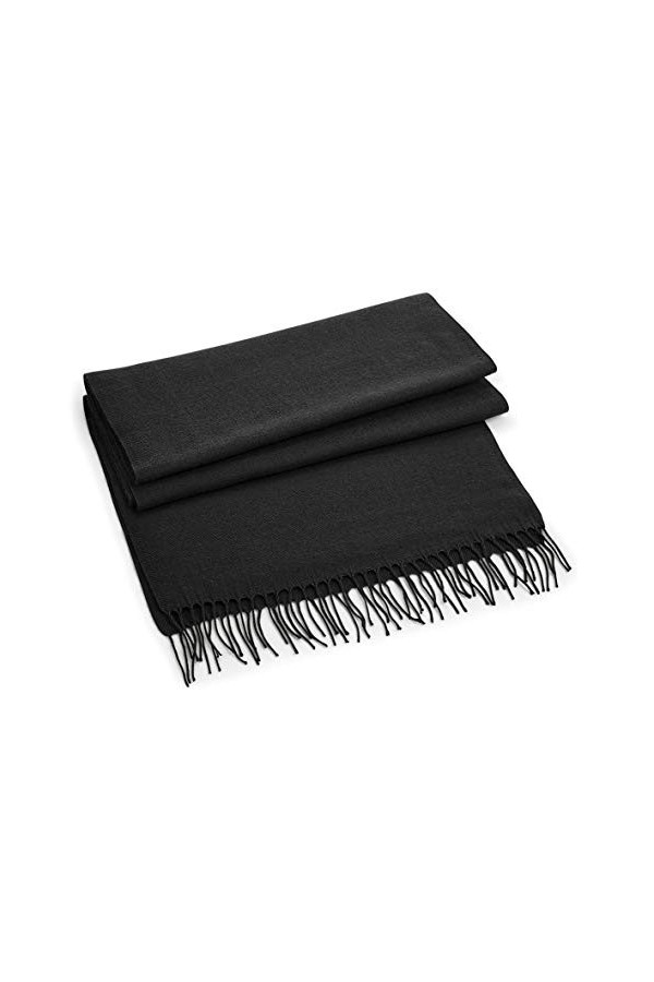 Beechfield B500 Écharpe tissée classique Black 