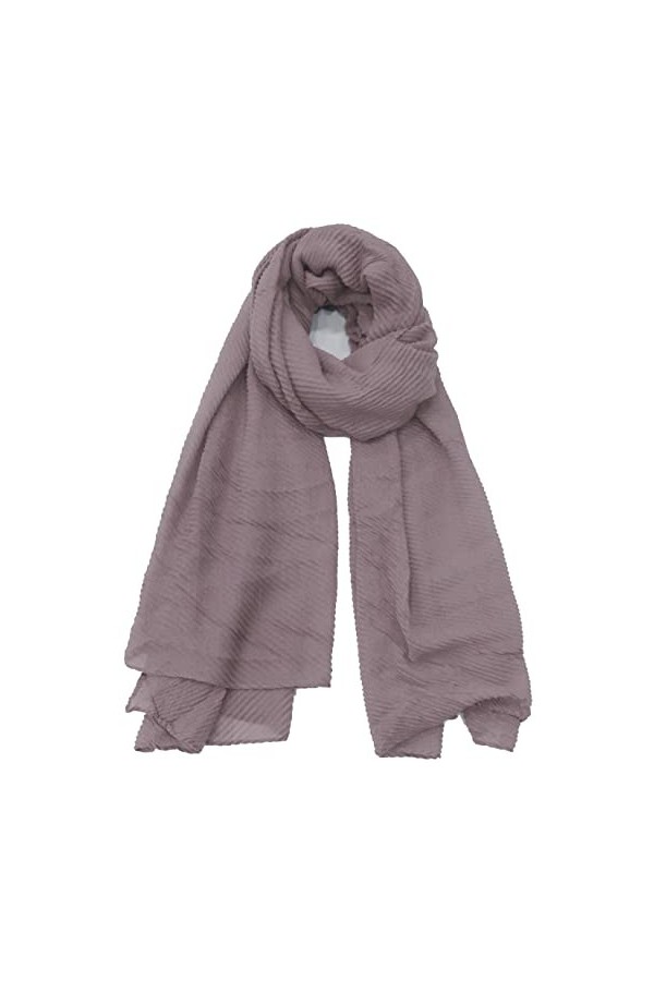 Van Der Rich ® - Foulards Écharpe Dessin Fleurs dimension: 180cm*80cm - Femme 31-Khaki, TU 