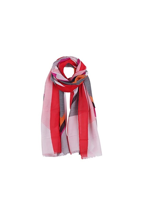 DEBAIJIA Femmes Echarpe Sensation Foulard Dame Léger Châles Wraps Neckerchief 180 * 90CM Vert Bleu
