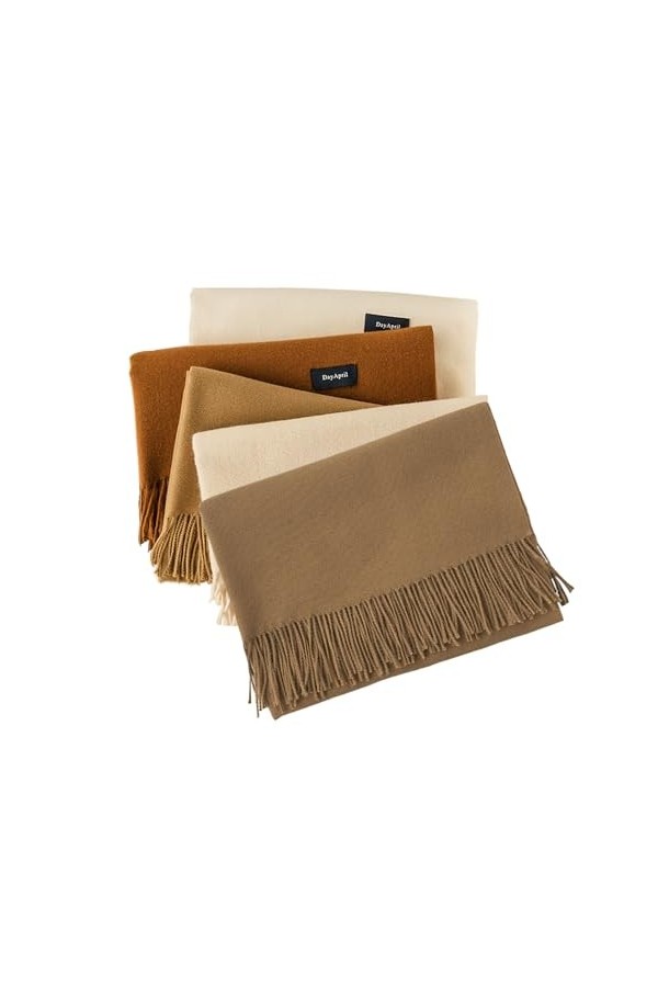 xiaowanwan Echarpe Femme,Echarpes Chaude Hiver,Echarpe Chale Longue,Grande Écharpe Douce 200cm*70cm Noir 