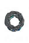 s.Oliver 2130057 Écharpe Loop, Multicolore | Noir 99D6, 1 Femme