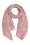 CMTOP Foulard&nbsp;en&nbsp;Soie Femme avec Motif Etoiles et Lune Echarpe&nbsp;Soie avec Sensation de Dorure et De Scintillement 70 * 180cm S