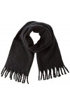 ONLY Onlmartine Life Boucle Scarf Acc Écharpe, Noir/détails : Argent Lurex, Taille Unique Femme