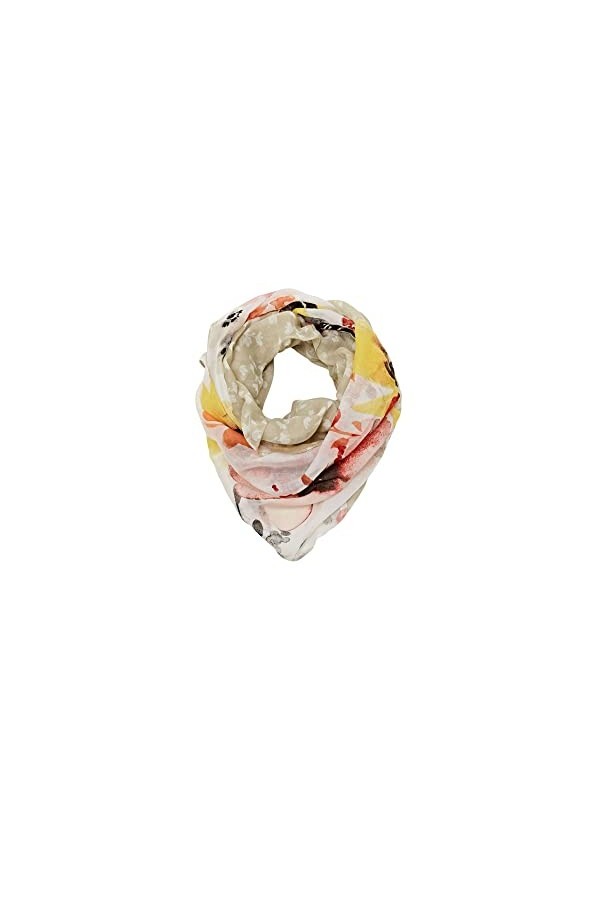 ESPRIT 993ea1q301 Écharpe de Mode, Beige, Taille Unique Femme