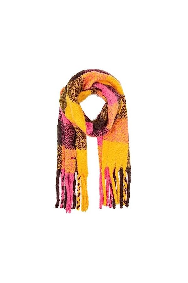 Levis Femme Womens WOMEN S PLAID SCARF, Regular White, Taille unique EU