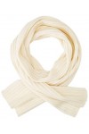 United Colors of Benetton ÉCHARPE TRICOTÉE 1244DU00C, Blanc crème 000 , OS Femme