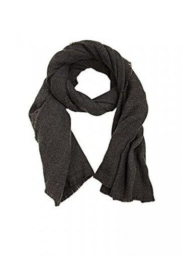 Esprit Accessoires 101EA1Q302 charpe Tendance, 010/anthracite, Taille Unique Femme