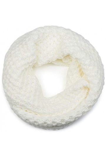 styleBREAKER Écharpe loop en maille avec un motif tricoté épais, foulard tube en maille grossière unie, unisexe 01018157, cou