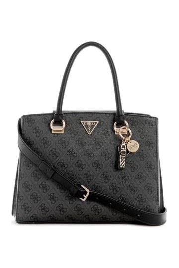 Guess Noelle, Sac Femme, Lait Logo/Marron, Taille Unique