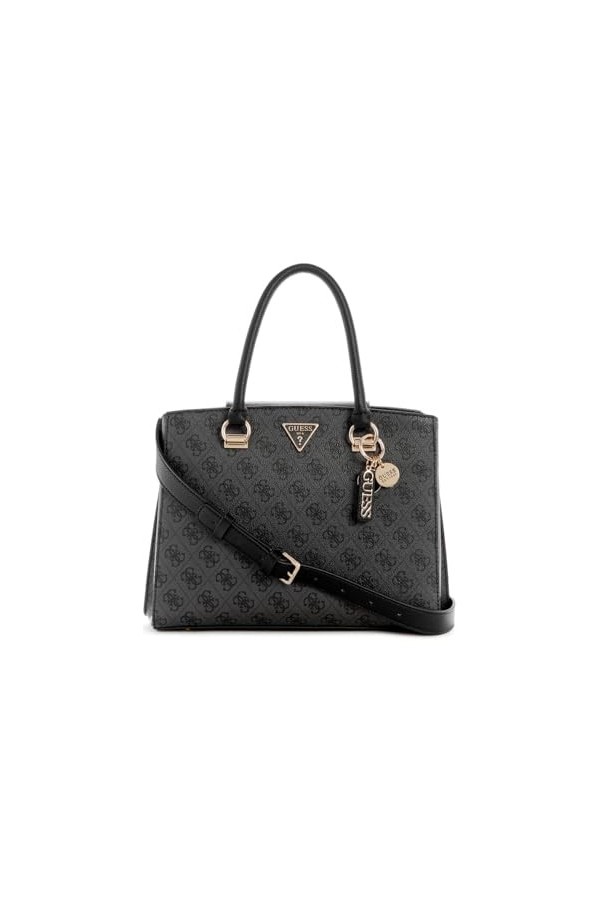 Guess Noelle, Sac Femme, Lait Logo/Marron, Taille Unique