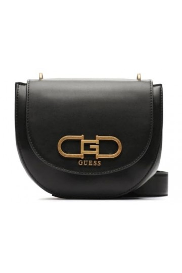 GUESS Femme Flotte Sac à bandoulière, Noir, Taille Unique