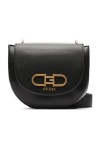 GUESS Femme Flotte Sac à bandoulière, Noir, Taille Unique