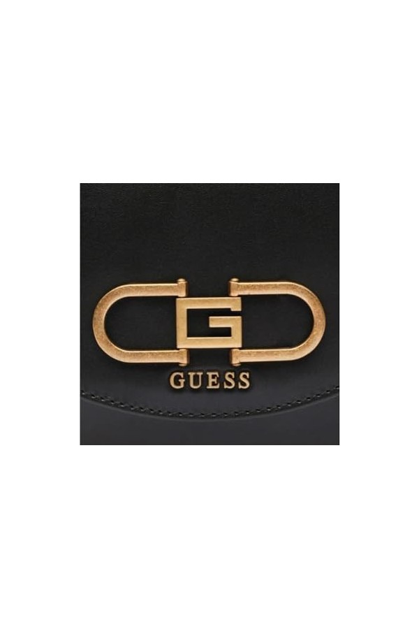 GUESS Femme Flotte Sac à bandoulière, Noir, Taille Unique