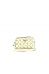 GUESS Noelle Crossbody Cam, Sac à Main Femme, Logo Cream