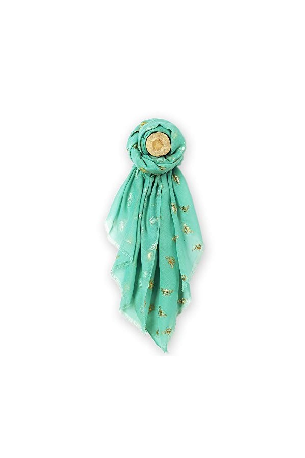 Whilsa - Echarpe - Femme - Bleu - Large