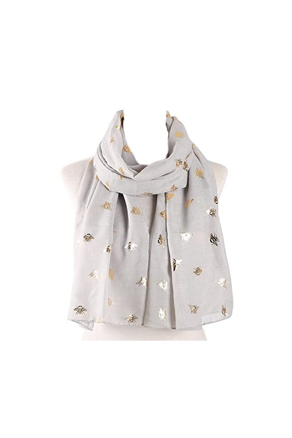 Whilsa - Echarpe - Femme - Bleu - Large