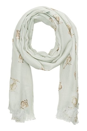 Wrendale Designs The Country Set Écharpe Motif lièvre qui saute