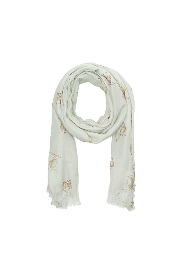 Wrendale Designs The Country Set Écharpe Motif lièvre qui saute