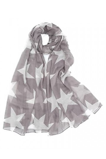 Claudia&Jason - Echarpe - Femme - gris - Taille unique