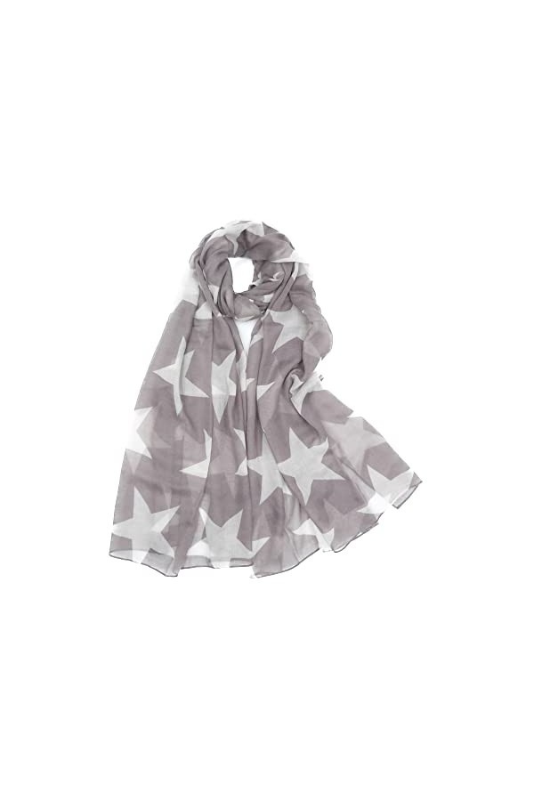 Claudia&Jason - Echarpe - Femme - gris - Taille unique