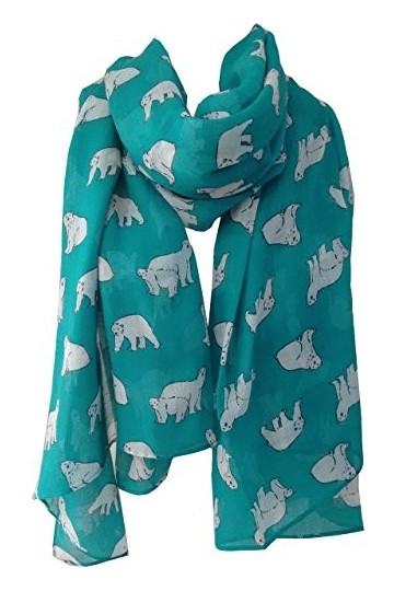 Glam-London Echarpe - Femme - vert - Large