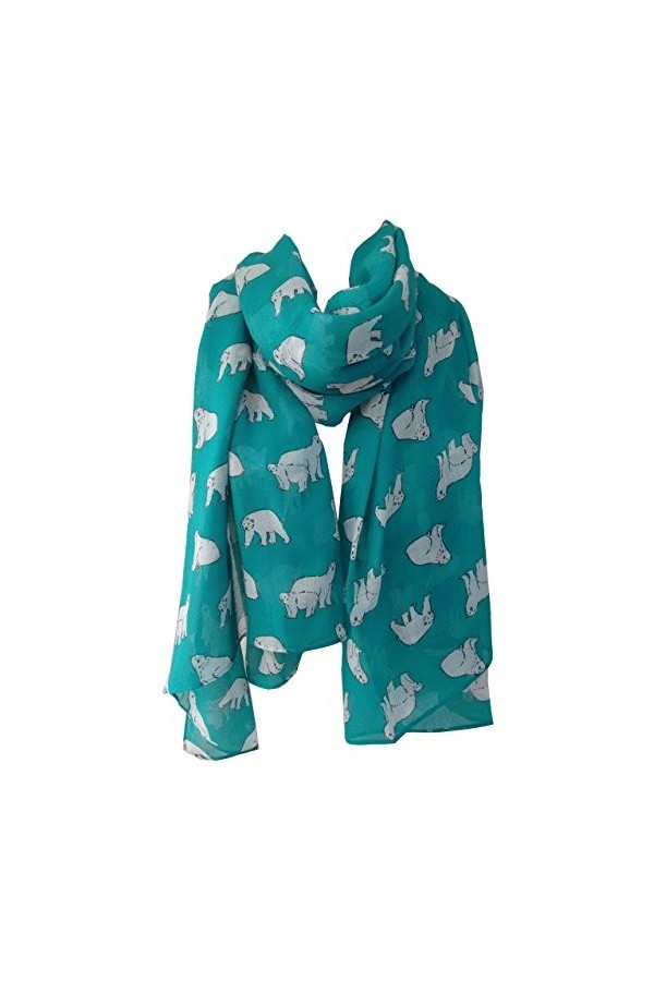 Glam-London Echarpe - Femme - vert - Large