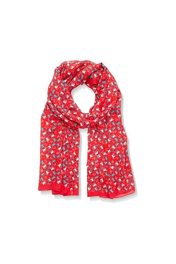 Kipling Viscose Scarf Chaussures, Rose Flamboyant Mm , Taille Unique Femme