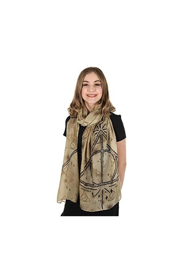 Deathly Hallows Harry Potter Lightweight Scarf Standard