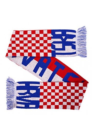 Hrvatska Croatie Football Knit Écharpe