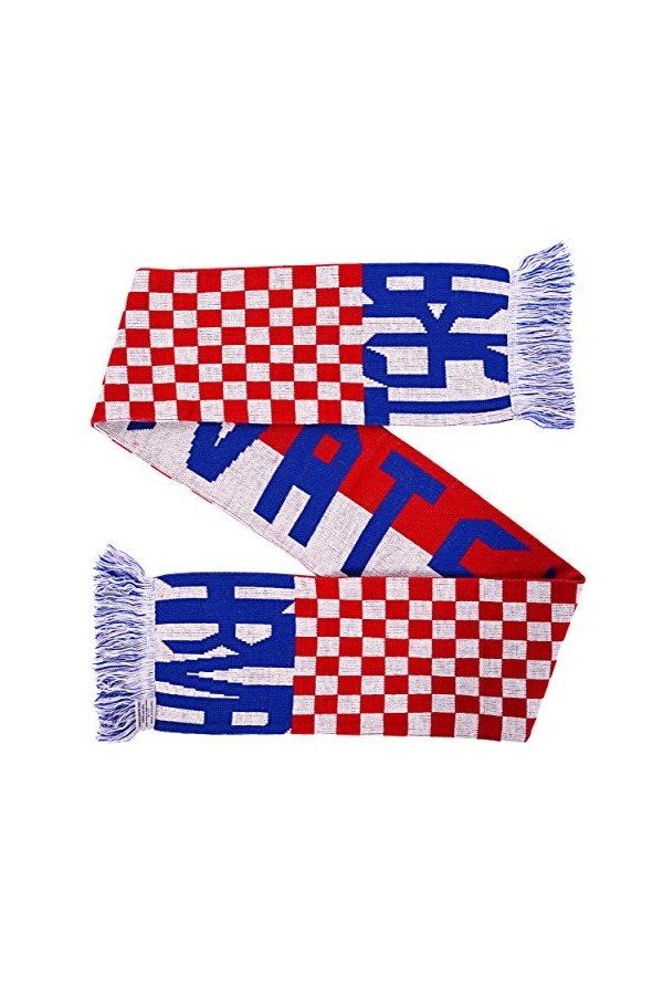 Hrvatska Croatie Football Knit Écharpe