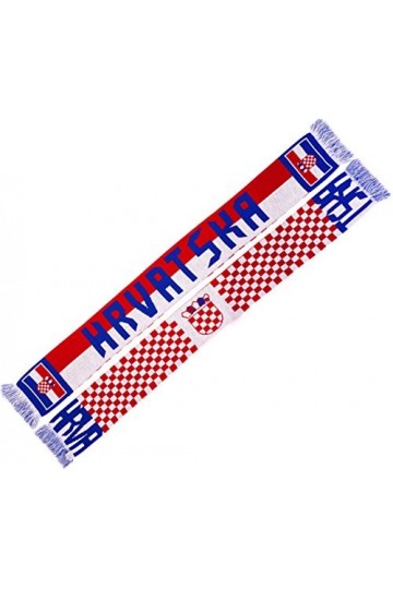 Hrvatska Croatie Football Knit Écharpe