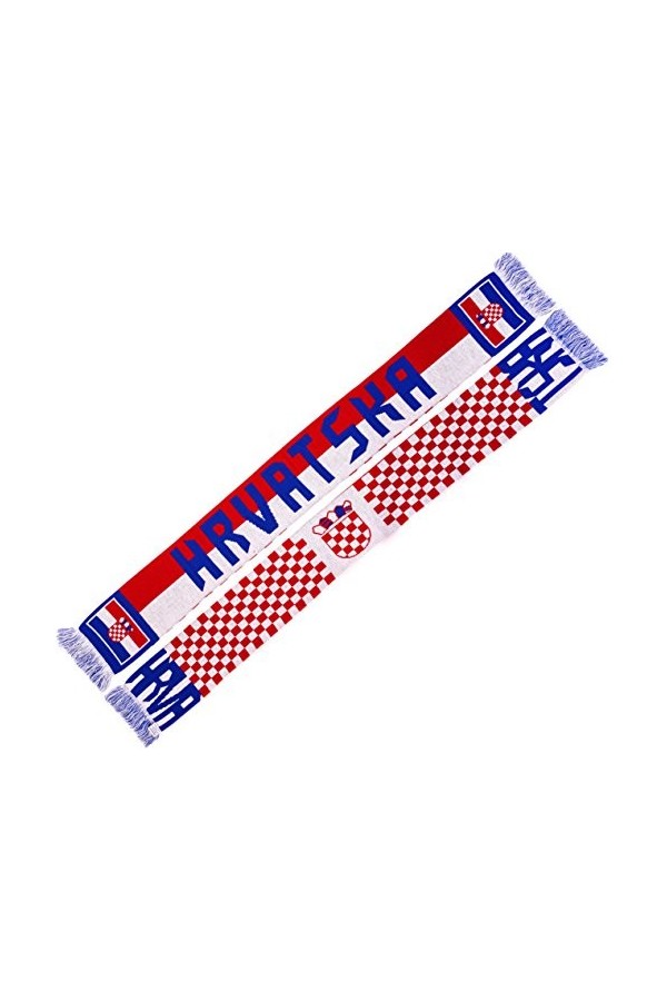 Hrvatska Croatie Football Knit Écharpe