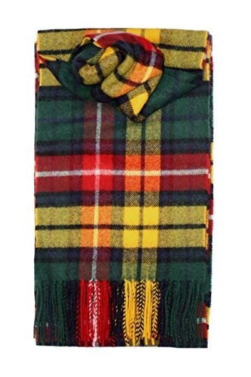 Lochcarron of Scotland, Scozia Buchanan Tartan Moderne Echarpe en laine dagneau