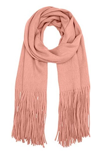 Pieces Pcdrace Long Scarf Noos Echarpe, Rose Rosette Rosette , Taille Unique Femme