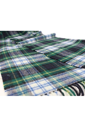 Écharpe tartan en laine dagneau 160 x 30,5 cm